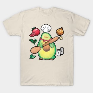 Avocado Chef Birdblob T-Shirt
